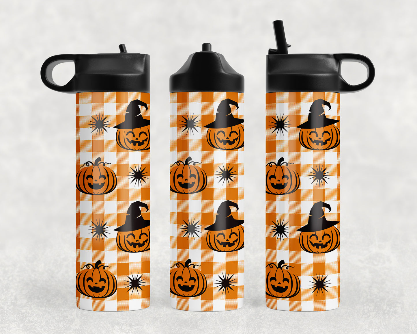 Halloween Pumpkins Water Bottle - 1005