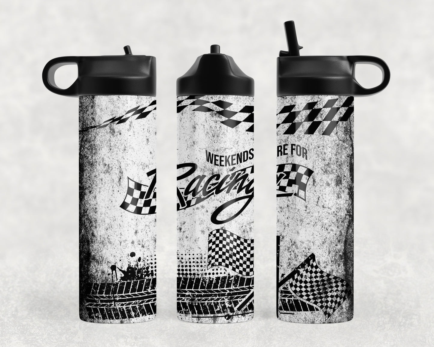 Weekends Are For Racing Water Bottle - 1008