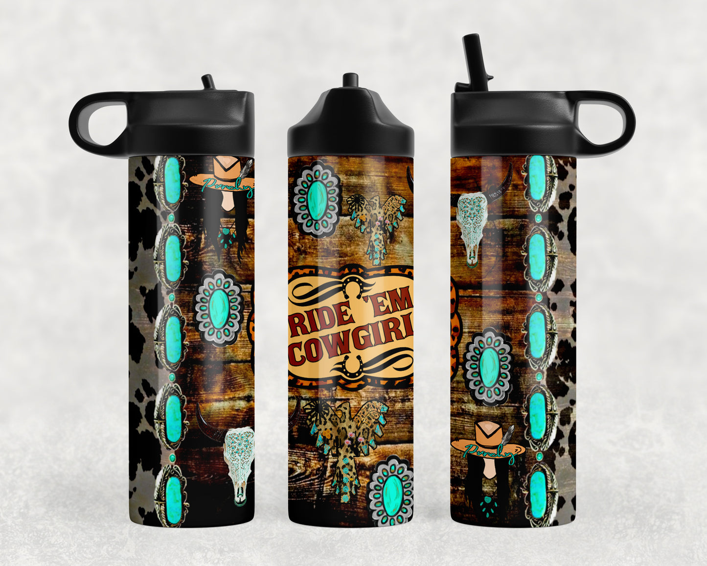 Ride Em Cowgirl Water Bottle - 1012