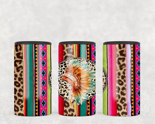 Serape Headdress 5-in-1 Can Hugger Tumbler - 1017