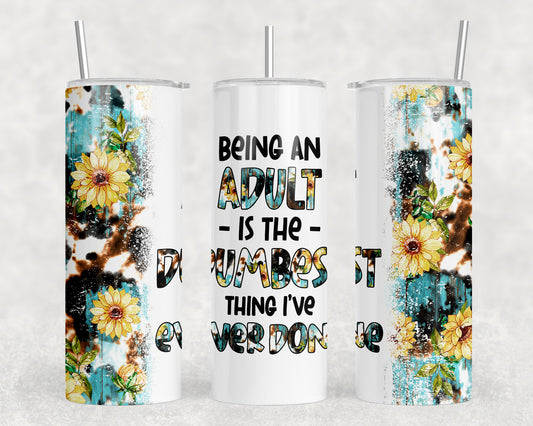 Funny Adult 20oz Skinny Tumbler - 1023