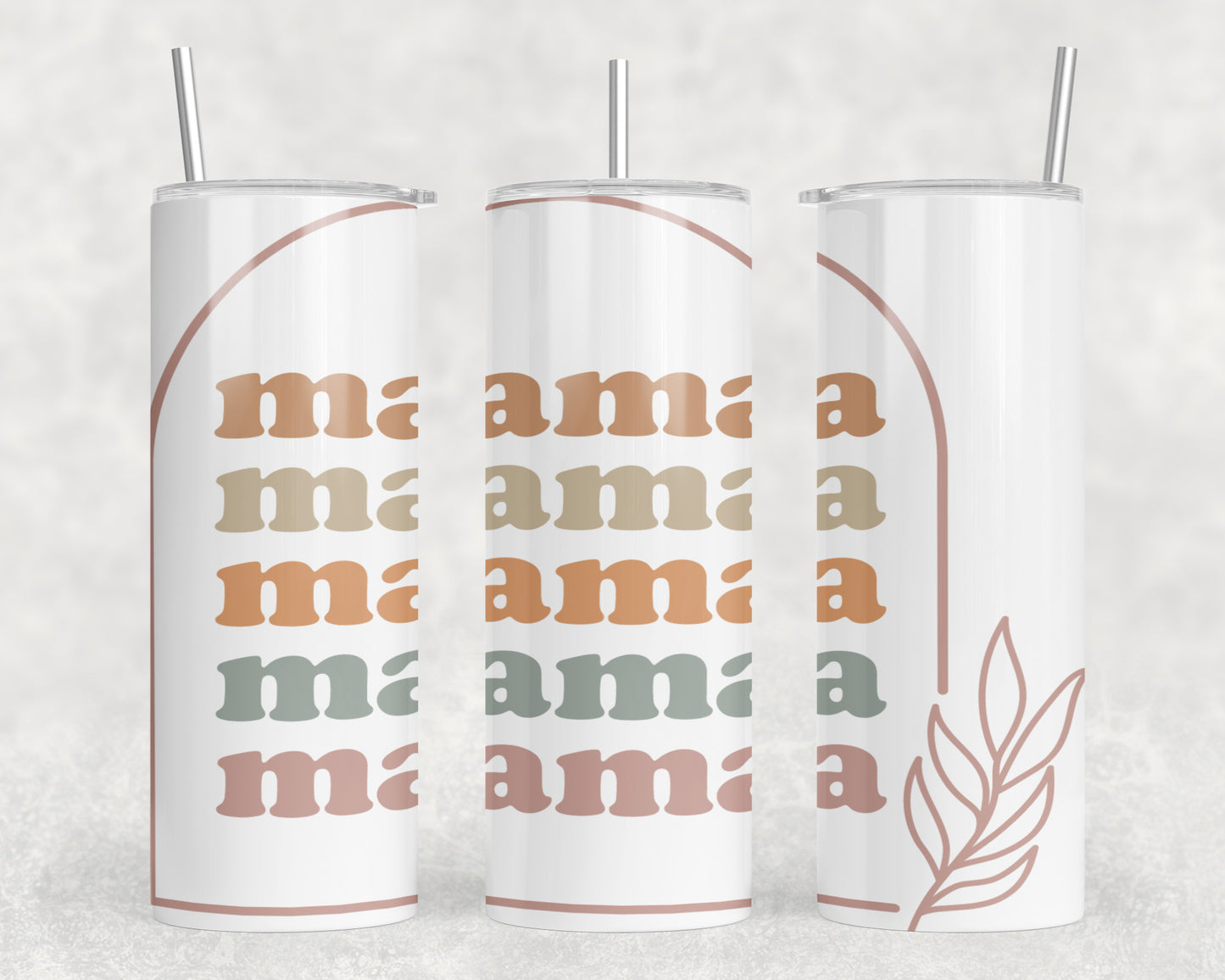 Boho Mama 20oz Skinny Tumbler - 1037