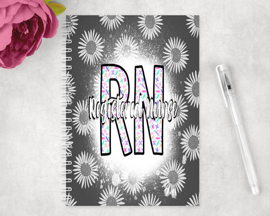 Registered Nurse RN Spiral Lined A5 Journal - 1043