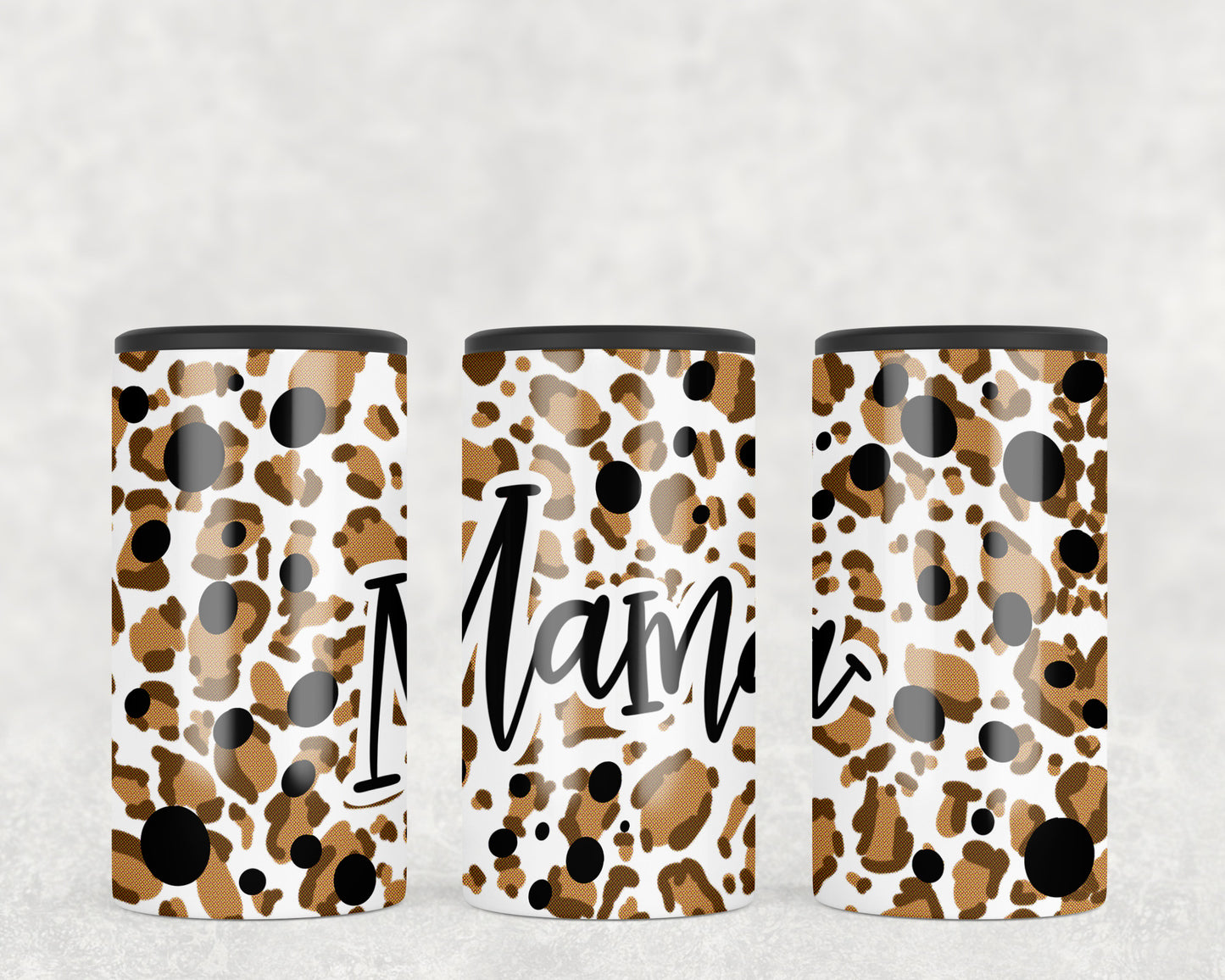 Leopard Print Mama 5-in-1 Can Hugger Tumbler - 1047