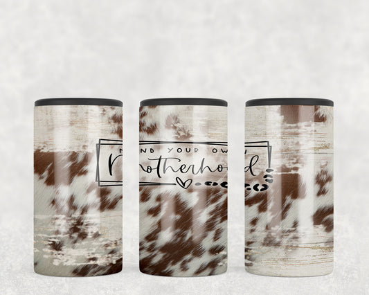 Printed Cowhide Motherhood 5-in-1 Can Hugger Tumbler - 1052