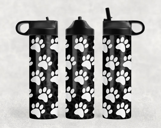 Paw Prints Water Bottle - 1053