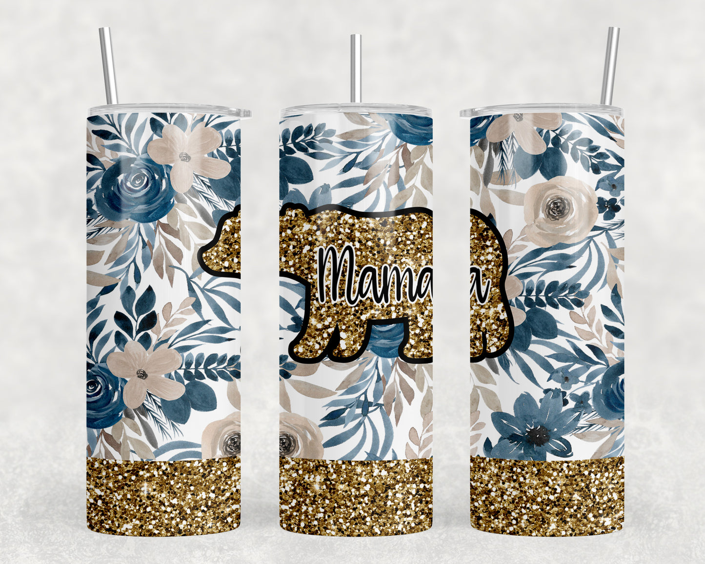 Mama Bear 20oz Skinny Tumbler - 1056