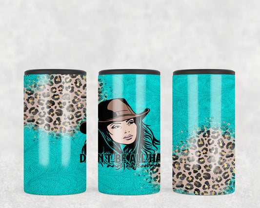 Leopard Print Cowgirl 5-in-1 Can Hugger Tumbler - 1060