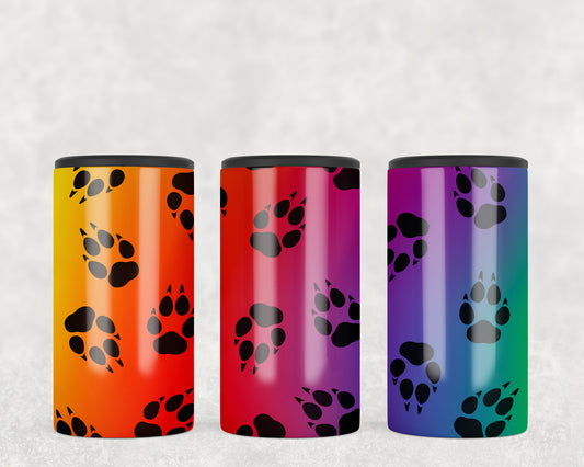 Rainbow Paw Prints 5-in-1 Can Hugger Tumbler - 1061