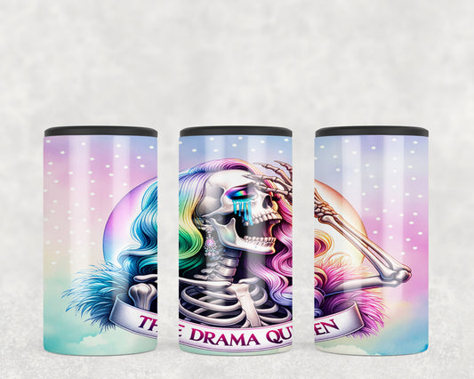 The Drama Queen Skeleton 5-in-1 Can Hugger Tumbler - 106