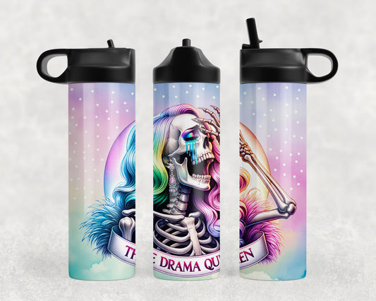 The Drama Queen Skeleton Water Bottle - 106