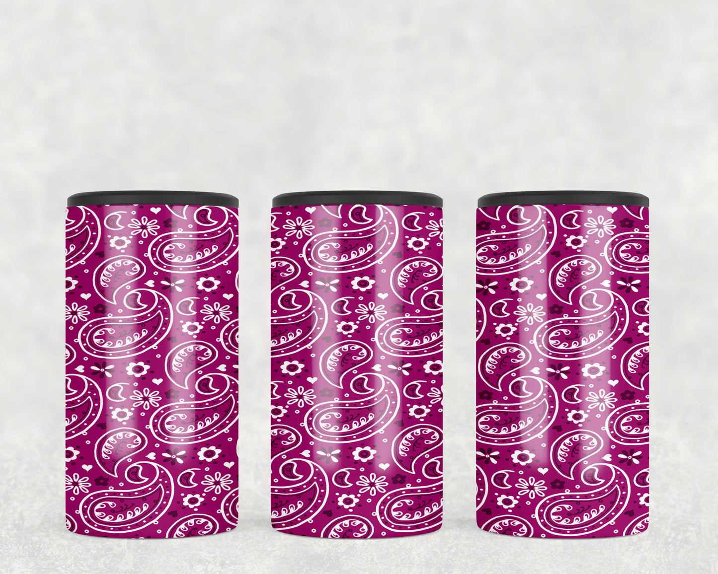 Pink paisley 5-in-1 Can Hugger Tumbler - 1070