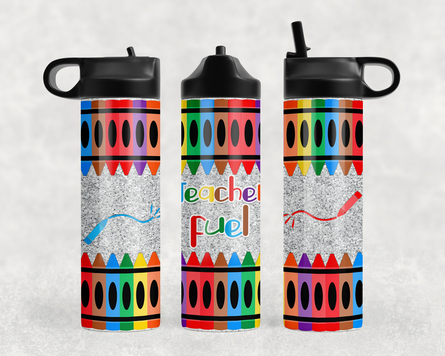 Teacher Fuel Water Bottle - 1072