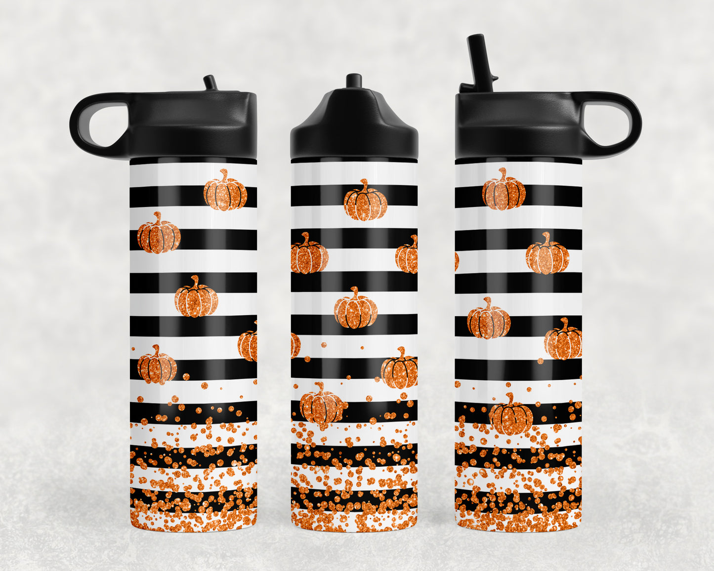 Halloween Pumpkins Water Bottle - 1076