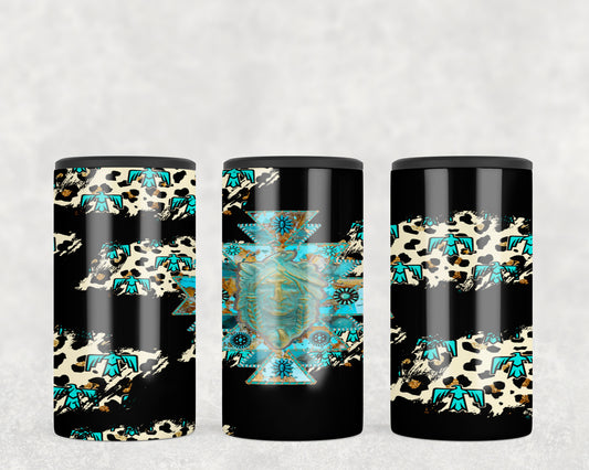 Leopard Print Thunderbird Chief 5-in-1 Can Hugger Tumbler - 1084