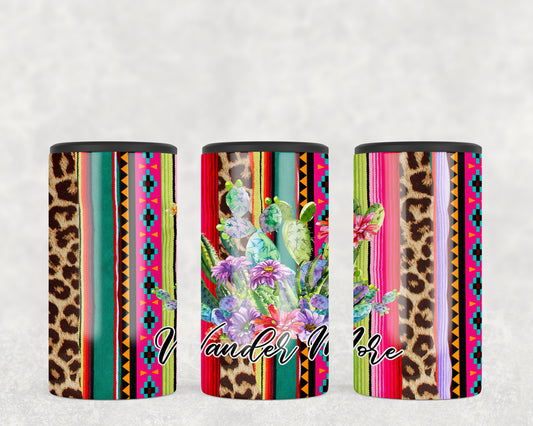 Serape Wander More Cactus 5-in-1 Can Hugger Tumbler - 1092