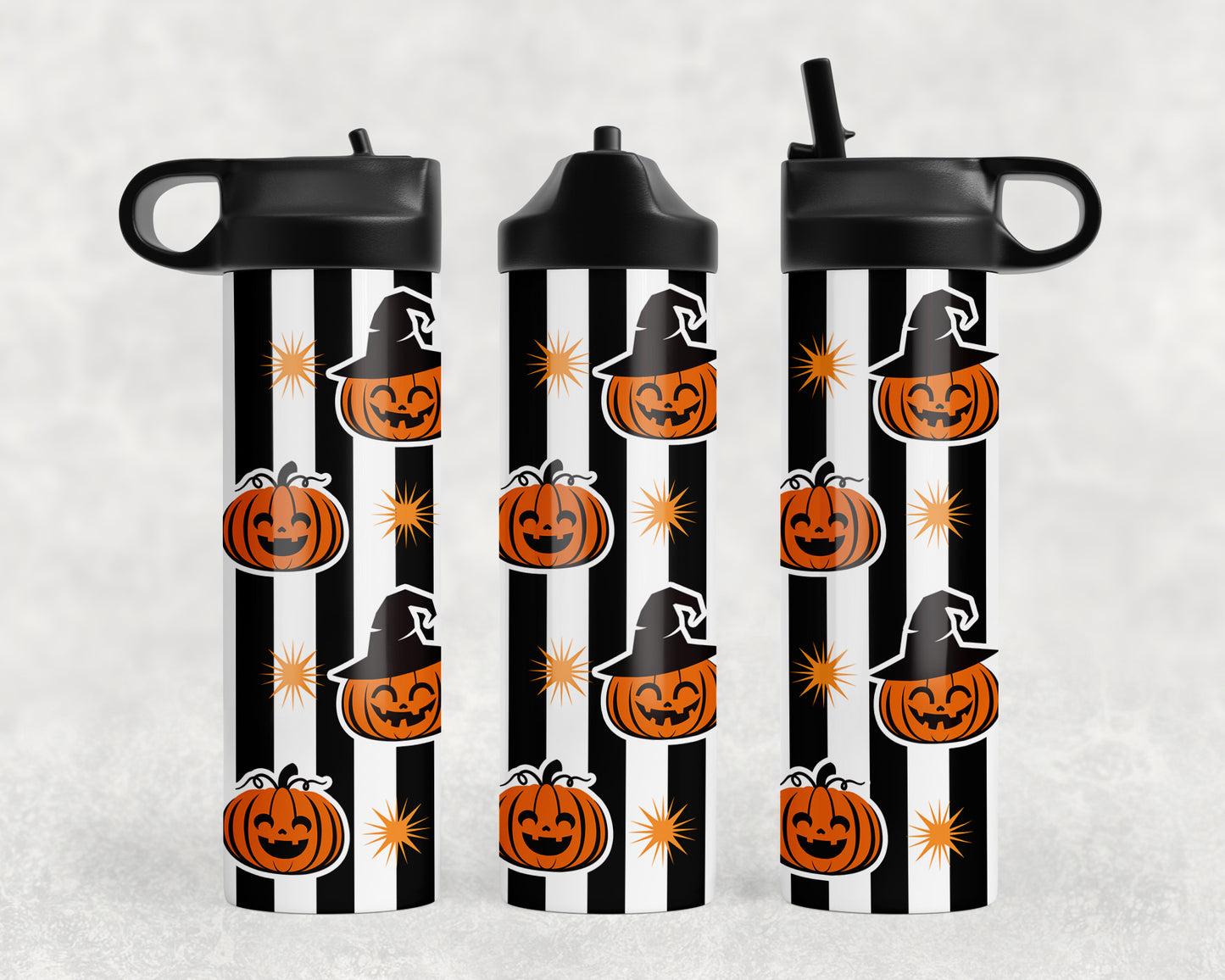 Halloween Pumpkins Water Bottle - 1095