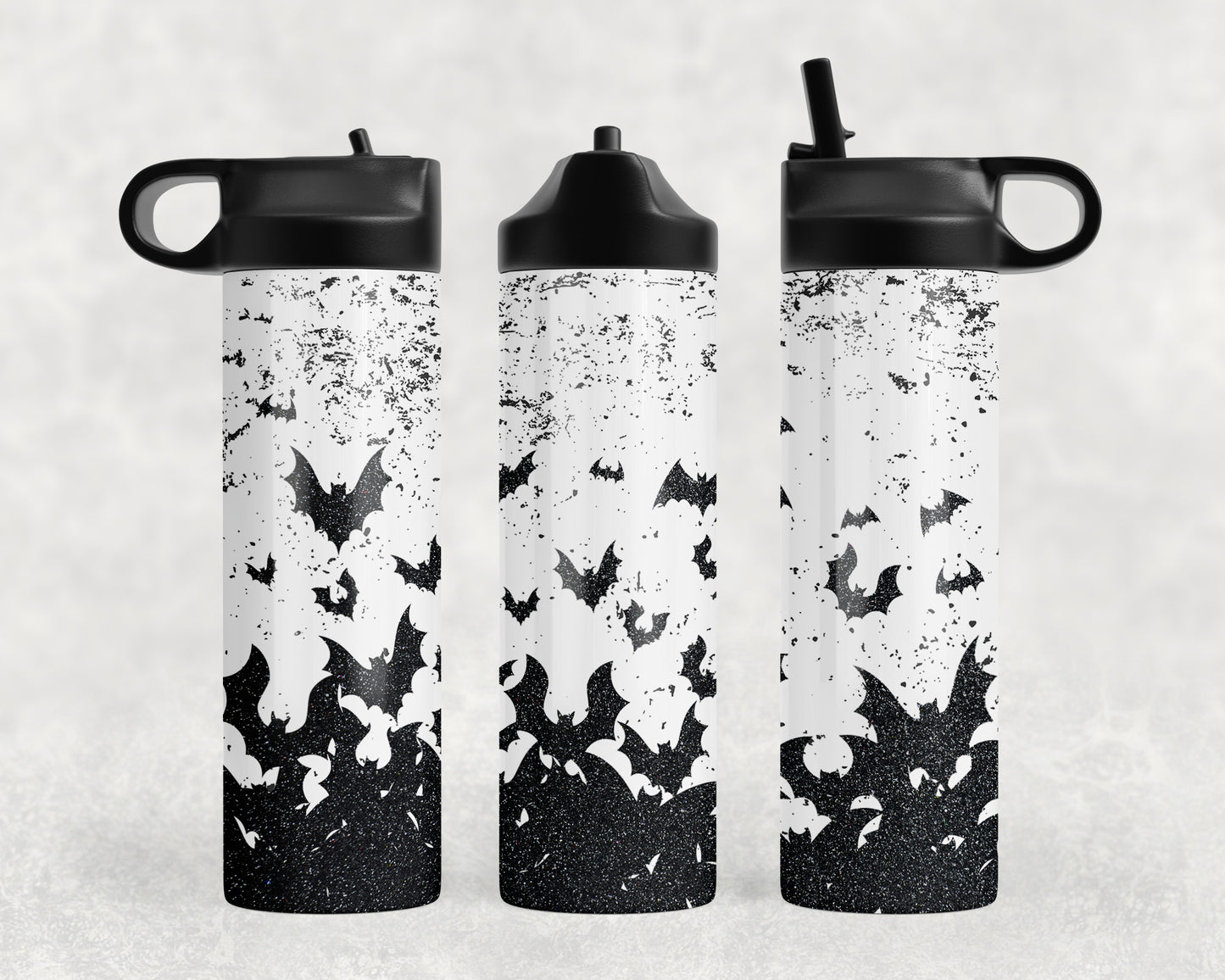 Halloween Bats Water Bottle - 1101