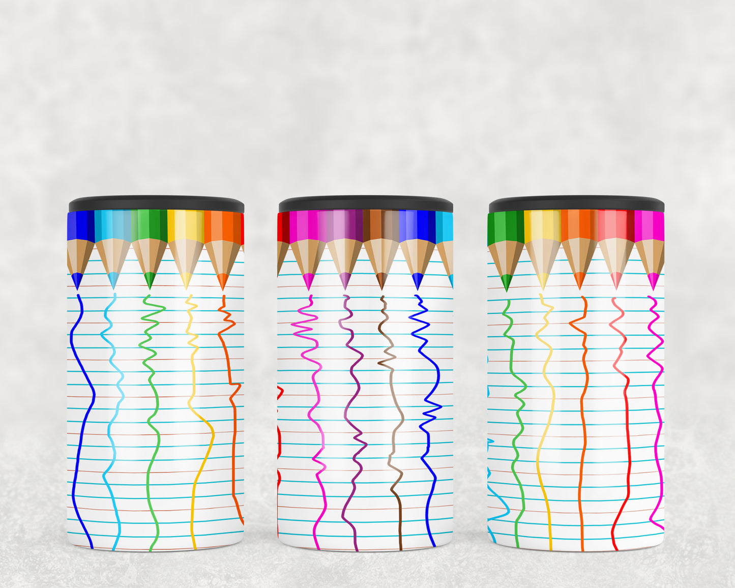 Colored Pencils 5-in-1 Can Hugger Tumbler - 1103