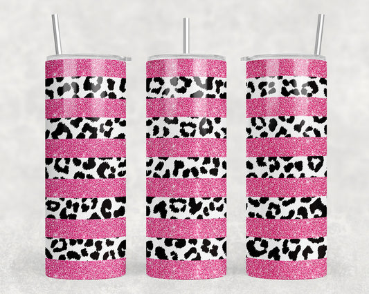 Leopard Print 20oz Skinny Tumbler - 1112