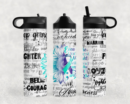 Suicide Awareness Water Bottle - 1115