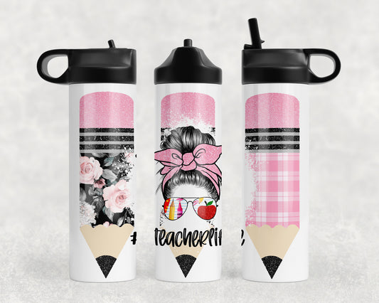 Teacher Life Water Bottle - 1117