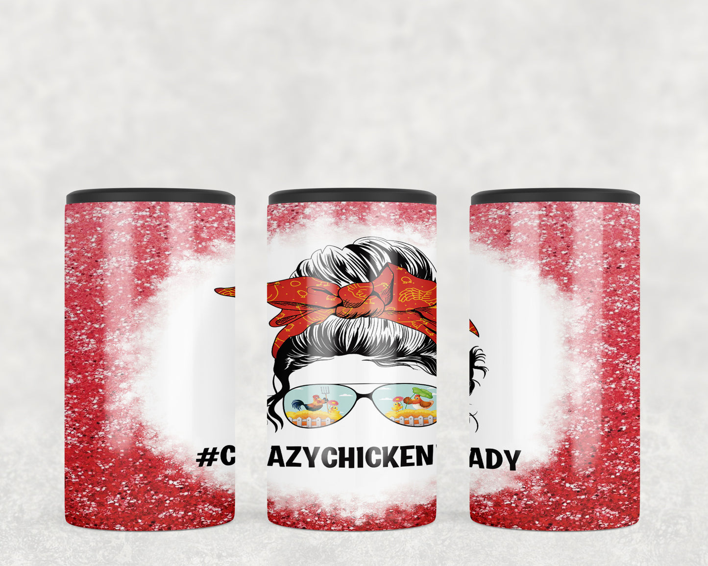 Crazy Chicken Lady 5-in-1 Can Hugger Tumbler - 1120