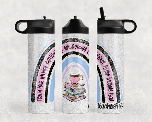 Teacher Life Water Bottle - 1121