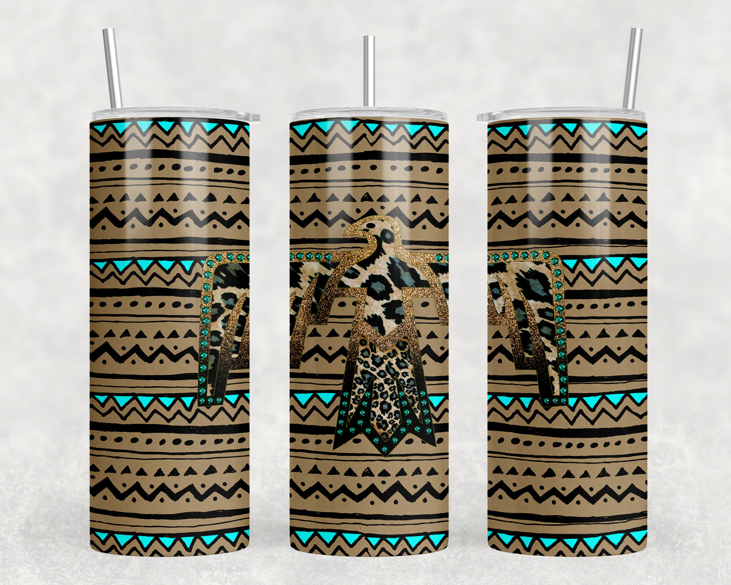 Aztec Thunderbird 20oz Skinny Tumbler - 1123