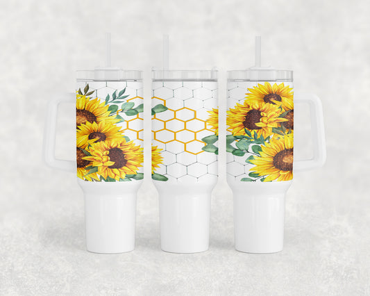 Sunflower Honeycomb 40oz Tumbler - 1124