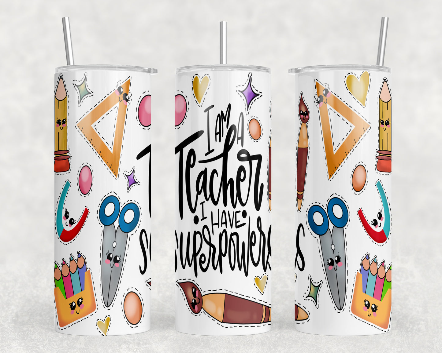 Teacher 20oz Skinny Tumbler - 1134