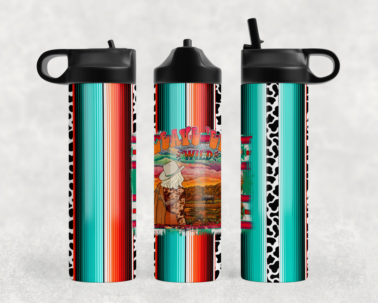 Serape Leave Er Wild Water Bottle - 1143