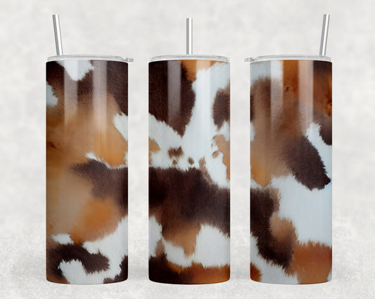 Printed Cowhide 20oz Skinny Tumbler - 1144