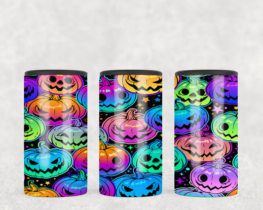 Halloween Neon Pumpkins 5-in-1 Can Hugger Tumbler - 1145