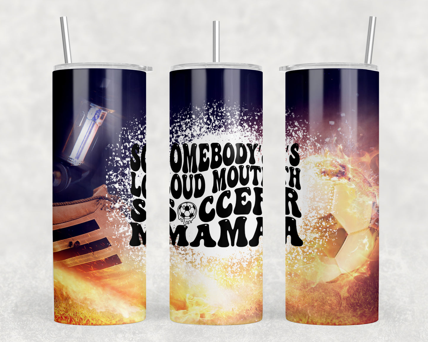 Soccer Mama 20oz Skinny Tumbler - 1153