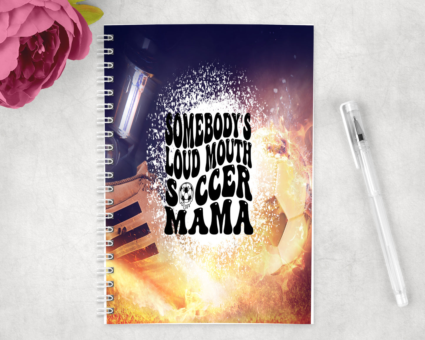 Soccer Mama Spiral Lined A5 Journal - 1153