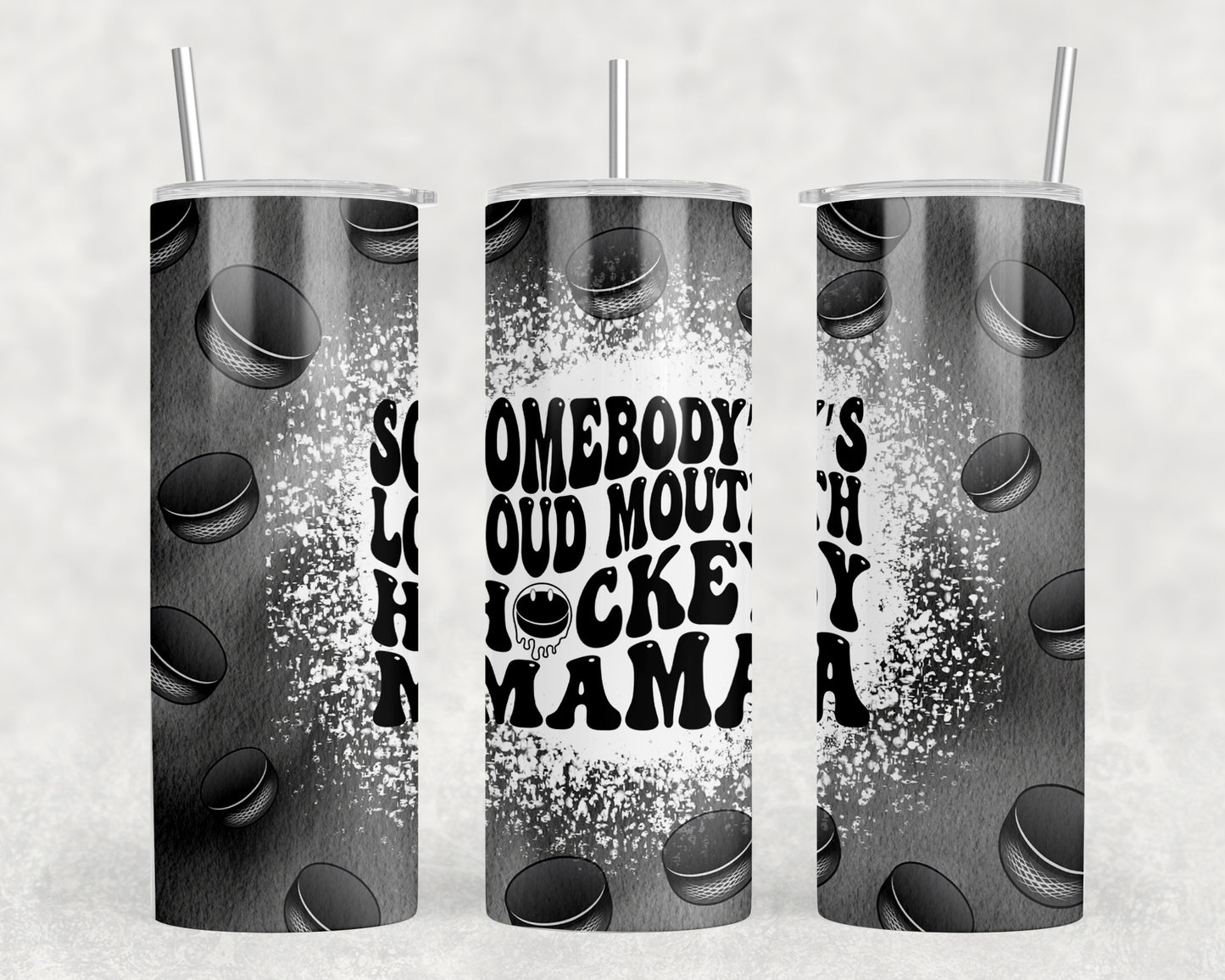 Hockey Mama 20oz Skinny Tumbler - 1156