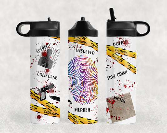 True Crime Water Bottle - 1166