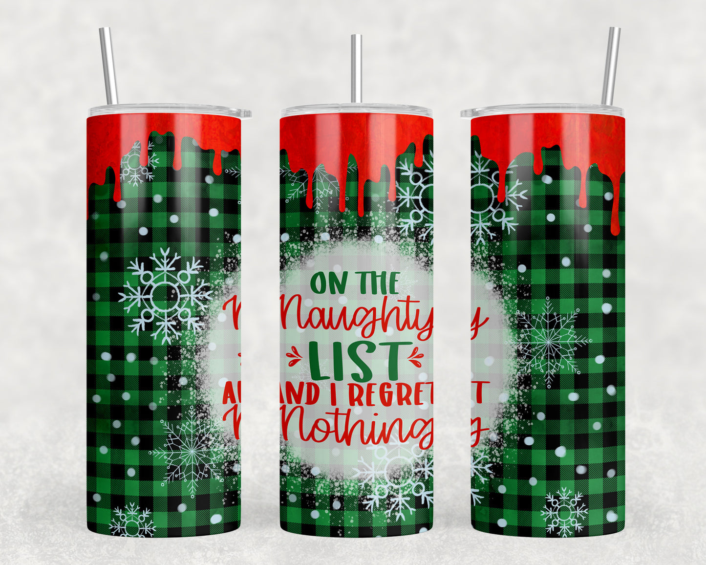 Funny Christmas 20oz Skinny Tumbler - 1171