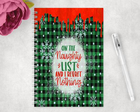 Funny Christmas Spiral Lined A5 Journal - 1171