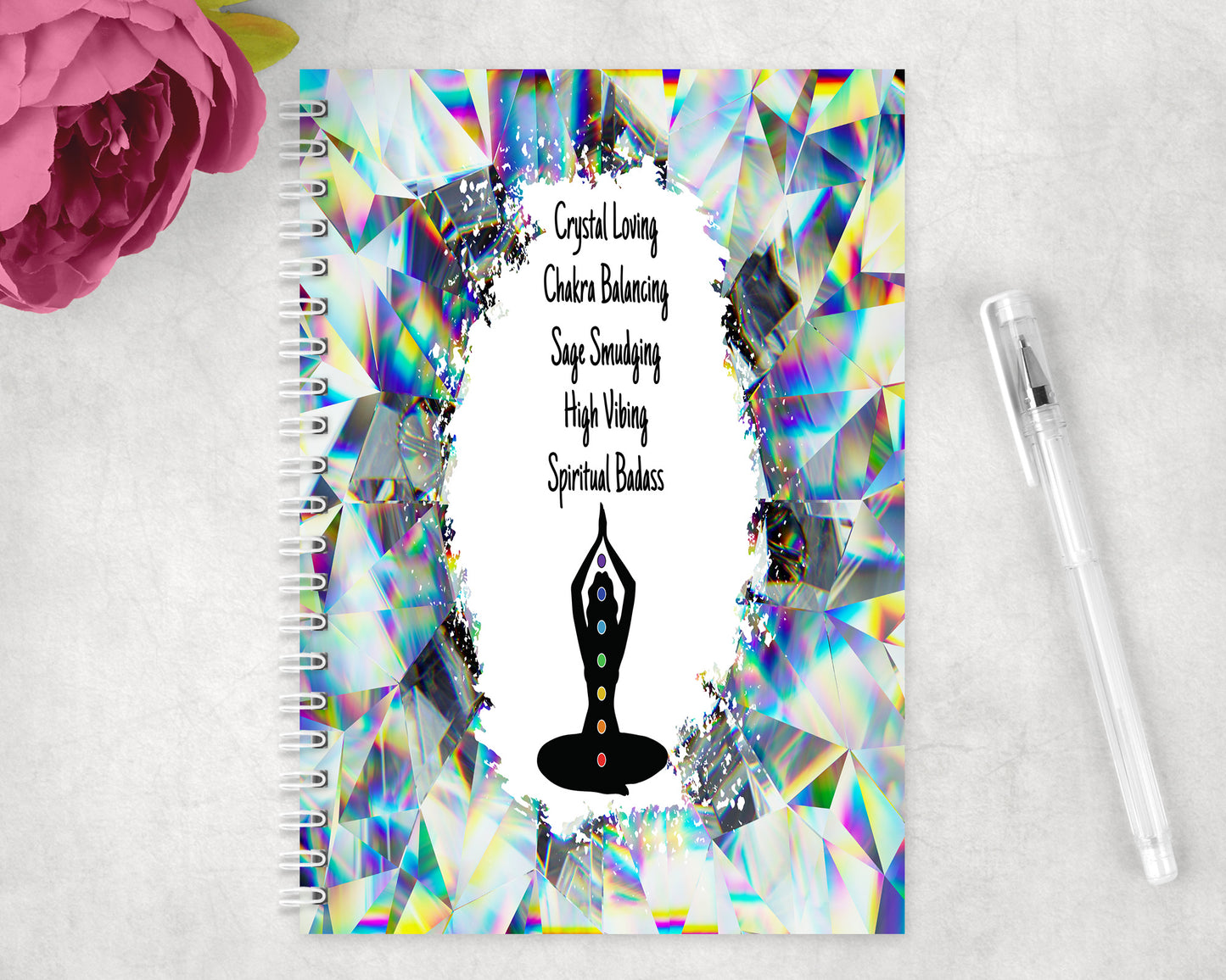 Spiritual Badass Spiral Lined A5 Journal - 1173