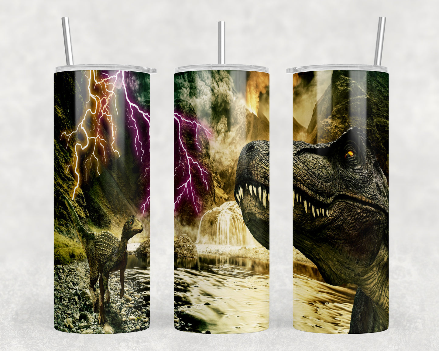 Dinosaurs 20oz Skinny Tumbler - 1174