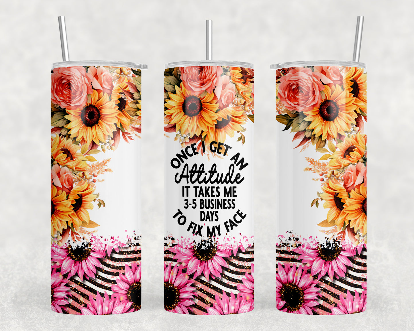 Funny 20oz Skinny Tumbler - 1176