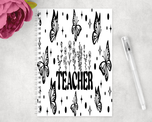 Teacher  Spiral Lined A5 Journal - 1184