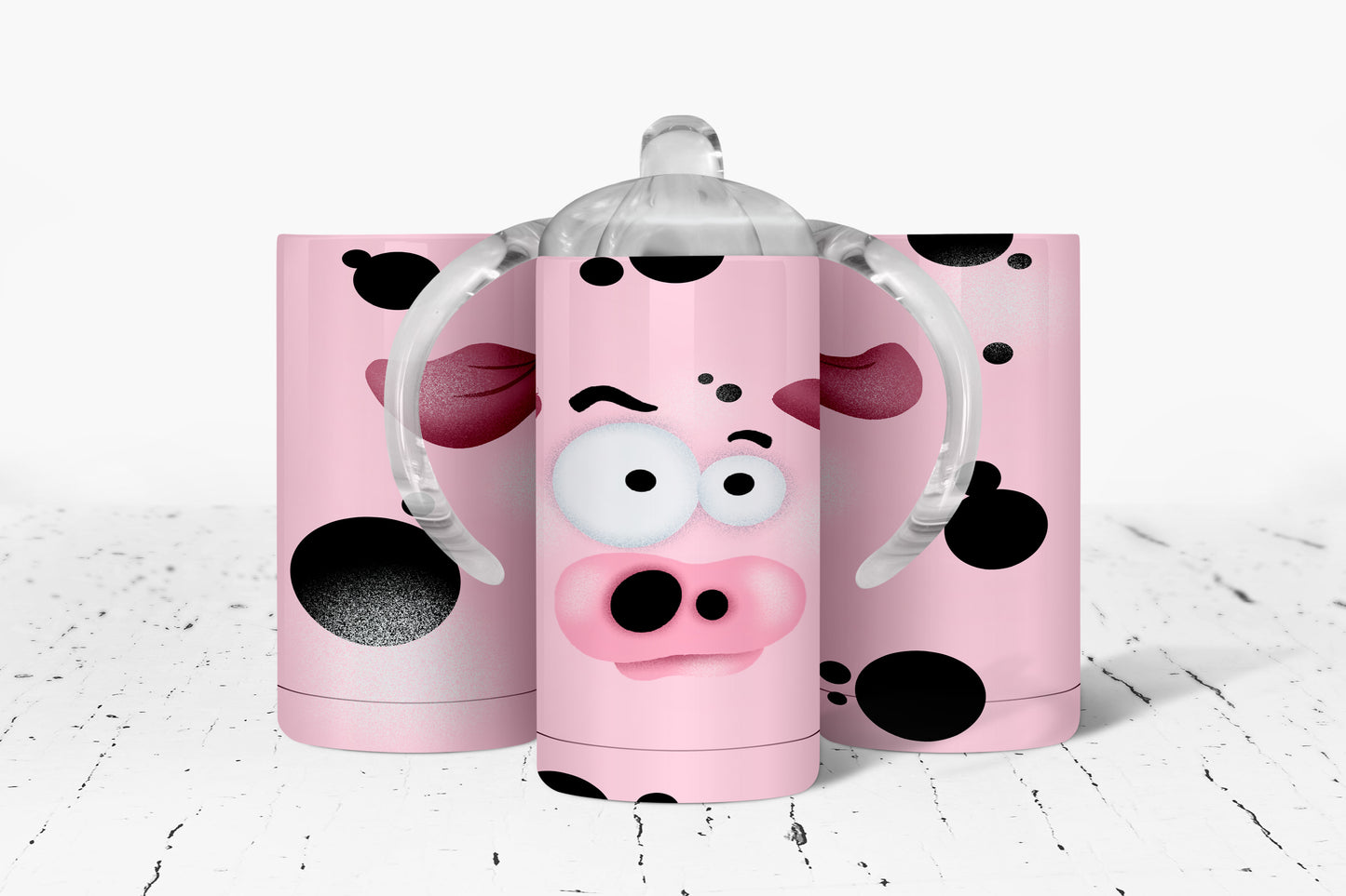 Pig Kids Dual Lid Sippy Cup Tumbler - 1185