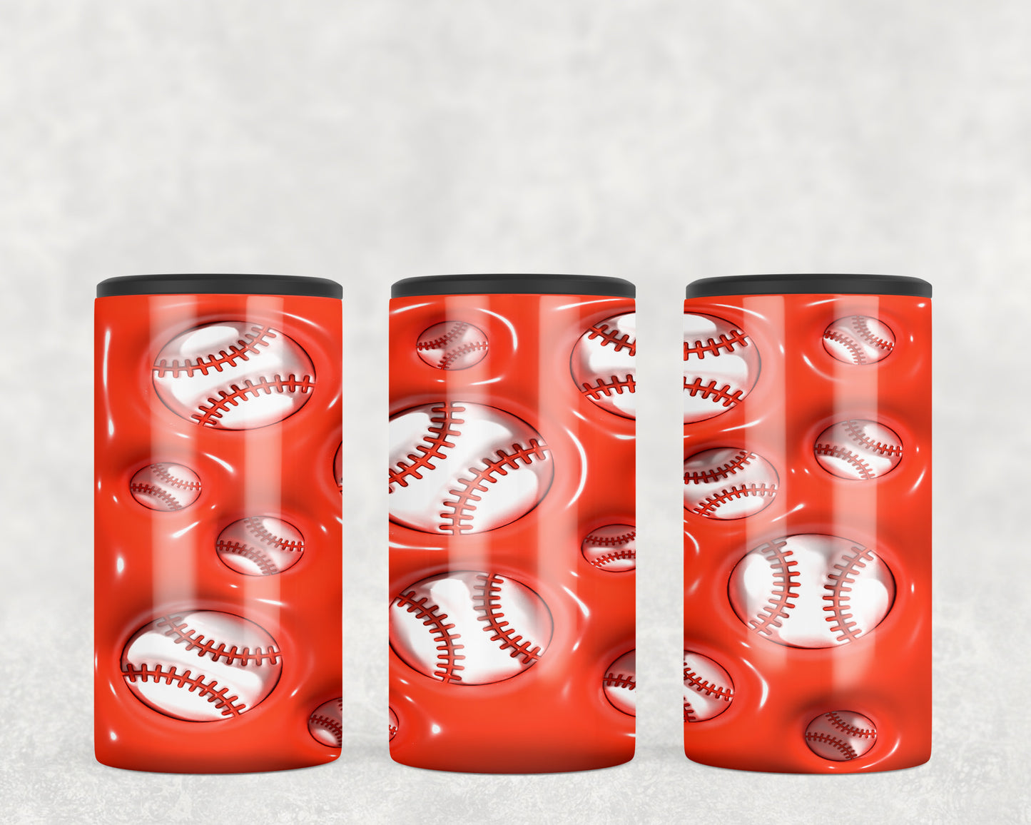 Baseball Inflated 5-in-1 Can Hugger Tumbler - 1186