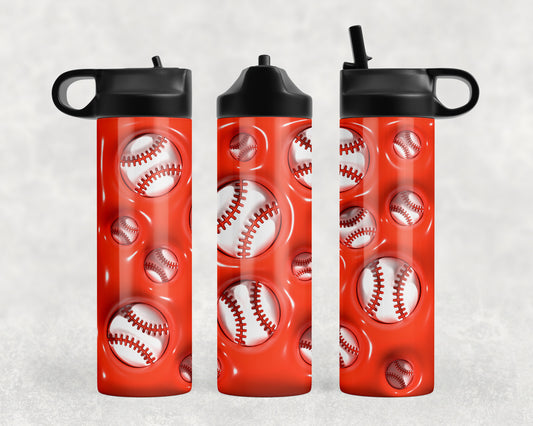 Baseball Inflated Water Bottle - 1186