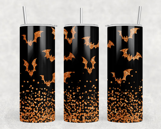 Halloween Bats 20oz Skinny Tumbler - 1187