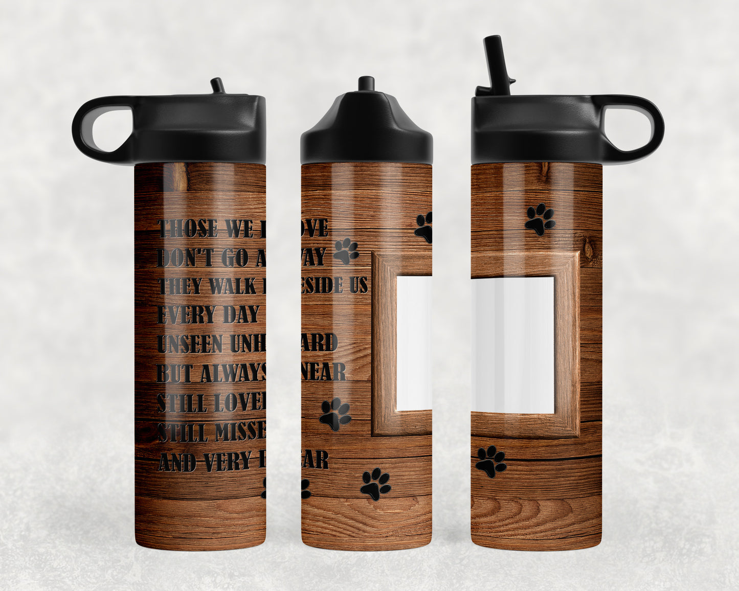 Photo Insert Water Bottle - 1188