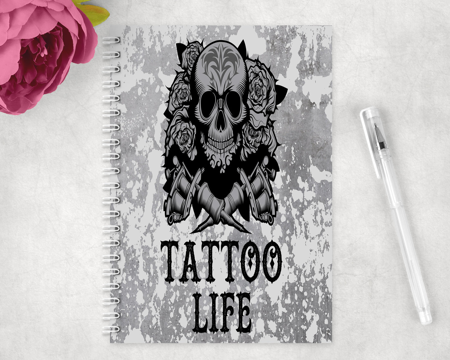 Tattoo Life Spiral Lined A5 Journal - 1189